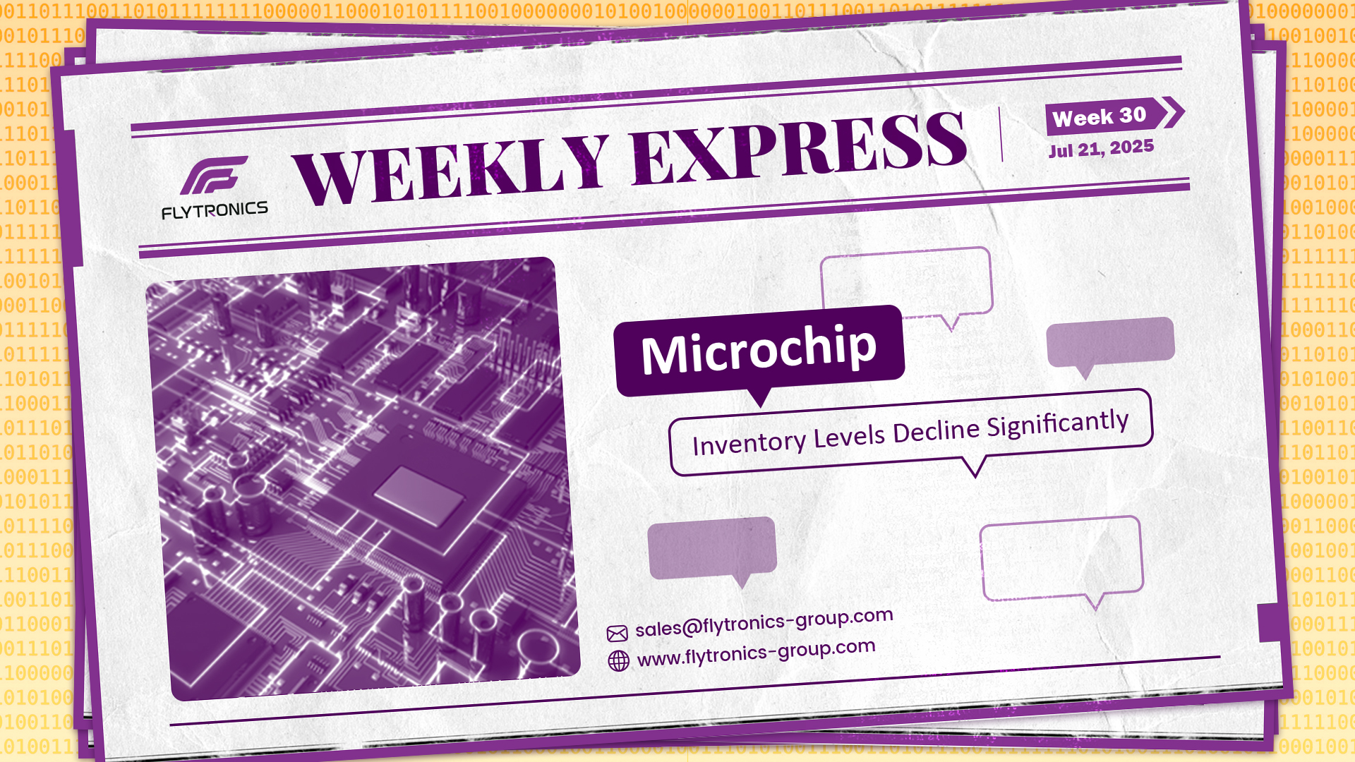 Week 30 | Flytronics Weekly Express